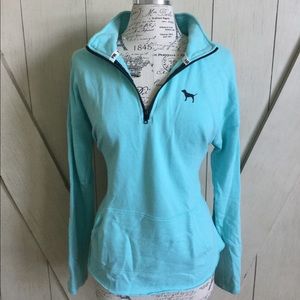 ✨⭐️VS Pink Blue Quarter Zip⭐️✨
